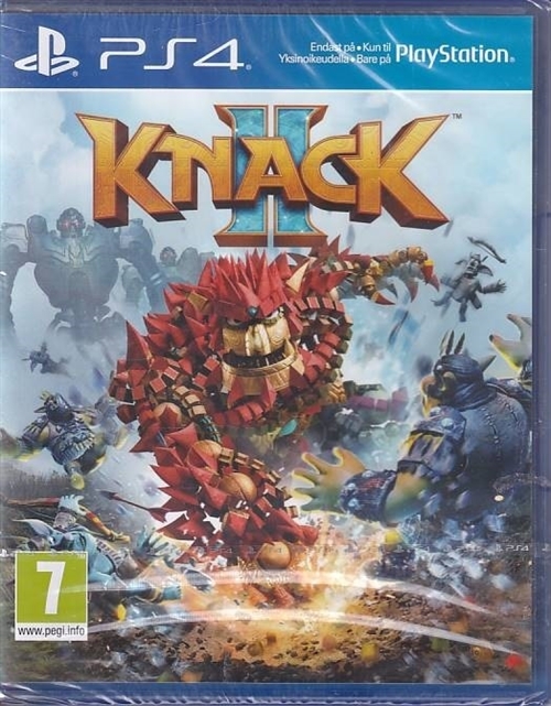 Knack II - i Folie - PS4 (AA-Grade) (Genbrug)